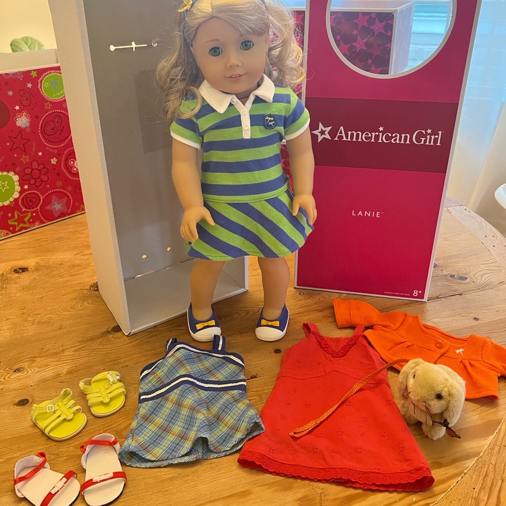 Laine American girl doll of the year. Can no longer be purchased.